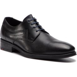 Półbuty LLOYD - Gherom 19-060-31 Schwarz/Blue. Czarne buty wizytowe męskie marki Lloyd, ze skóry ekologicznej. Za 469,00 zł.