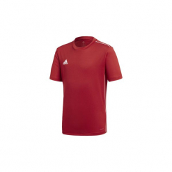 T-shirty z krótkim rękawem Dziecko adidas Koszulka treningowa Core 18. Czerwone t-shirty chłopięce z krótkim rękawem Adidas. Za 69,95 zł.