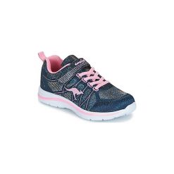 Buty Dziecko Kangaroos KANGAGIRL. Niebieskie trampki dziewczęce KangaROOS, bez wzorów, bez zapięcia. Za 104,30 zł.