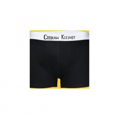 Czesław Klejnot - bokserki bambusowe męskie. Czarne bokserki męskie Majtki z sosnowca, z dzianiny. Za 55,00 zł.
