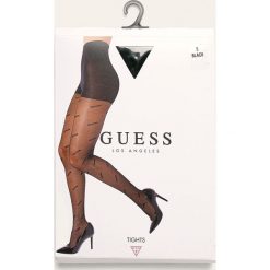 Guess Jeans - Rajstopy 50 DEN. Czarne pończochy damskie z aplikacjami. W wyprzedaży za 69,90 zł.