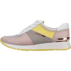 Michael Kors Allie Tenisówki Żółty Beżowy. Żółte trampki i tenisówki damskie Michael Kors, bez wzorów, ze skóry, bez zapięcia. Za 783,95 zł.