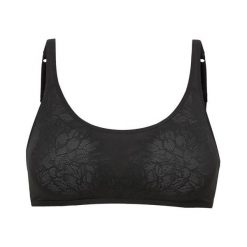 Triumph Biustonosz Fit Smart czarny female czarny 4. Czarne biustonosze Triumph, w koronkowe wzory, z koronki. Za 229,00 zł.