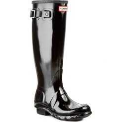 Kalosze Hunter Original Gloss W23616. Czarne kalosze damskie Hunter, bez wzorów. W wyprzedaży za 419,00 zł.
