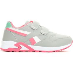 Buty sportowe dziewczęce: Szaro-Różowe Buty Sportowe Team Leader