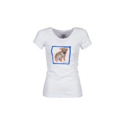T-shirty z krótkim rękawem Barbour Joey. Białe t-shirty damskie Barbour, bez wzorów, bez kołnierzyka. W wyprzedaży za 174,30 zł.