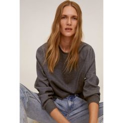 Mango - Bluza Pique. Szare bluzy damskie Mango, s, bez wzorów, z elastanu, z długim rękawem, długie, bez kaptura. W wyprzedaży za 89,99 zł.