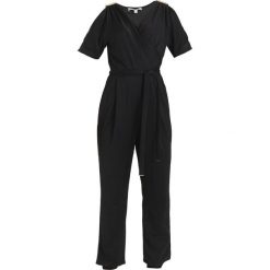 Kombinezony damskie: Dorothy Perkins Petite BLACK WRAP Kombinezon black