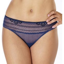 Brazyliany Venice. Majtki damskie Rosme, w koronkowe wzory, z bawełny. Za 53,99 zł.