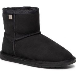 Buty EMU AUSTRALIA - Platinum Stinger Slim Mini WP20003 Black. Czarne kozaki damskie EMU Australia, ze skóry, na niskim obcasie, bez zapięcia. W wyprzedaży za 479,00 zł.