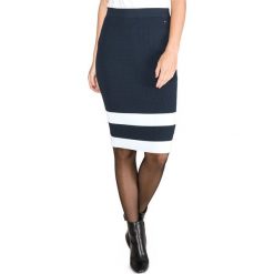 Tommy Hilfiger Mandie Spódnica Niebieski. Niebieskie spódniczki damskie TOMMY HILFIGER, xs, bez wzorów, z wiskozy. Za 686,95 zł.