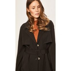 Vero Moda - Trencz. Brązowe kurtki damskie Vero Moda, s, w paski, z elastanu. W wyprzedaży za 179,90 zł.