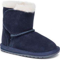 Buty EMU AUSTRALIA - Toddle B10737 Midnight. Niebieskie śniegowce chłopięce EMU Australia, za kostkę, bez zapięcia. Za 209,00 zł.
