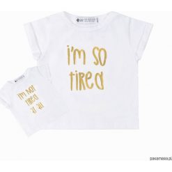 Odzież dziecięca: Zestaw 2 koszulek mama dziecko (biały)