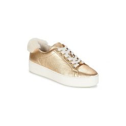 Buty MICHAEL Michael Kors POPPY LACE UP. Żółte trampki i tenisówki damskie MICHAEL Michael Kors, bez wzorów, bez zapięcia. Za 659,00 zł.