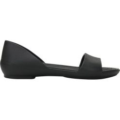 BUTY CROCS LINA DORSAY BLACK. Czarne klapki damskie Crocs, bez wzorów, bez obcasa. Za 129,99 zł.