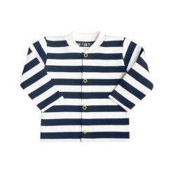Nini Sweter Chłopięcy 56 Biały/Niebieski. Niebieskie swetry chłopięce Nini, bez wzorów, bez kołnierzyka. Za 33,00 zł.