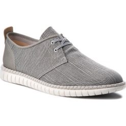 Półbuty CLARKS - Mzt Freedom 261335927 Grey Canvas. Szare półbuty skórzane męskie Clarks. W wyprzedaży za 219,00 zł.