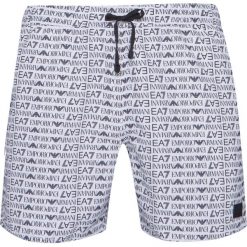 Kąpielówki EA7 Emporio Armani Print. Szare kąpielówki męskie marki EA7 Emporio Armani, z tkaniny. Za 210,00 zł.