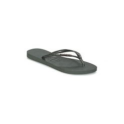 Japonki Havaianas SLIM LOGO METALLIC. Zielone crocsy damskie marki Havaianas. Za 103,20 zł.
