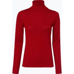 Brookshire - Sweter damski z domieszką wełny merino, czerwony. Czerwone swetry damskie marki brookshire, xxl, bez wzorów, z wełny, bez rękawów, bez kaptura. Za 99,95 zł.