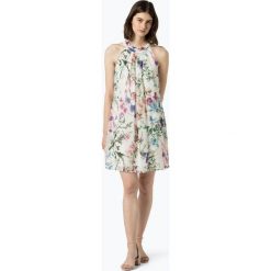 Marie Lund - Sukienka damska, beżowy. Brązowe sukienki damskie Marie Lund, w kwiaty, eleganckie, bez kołnierzyka, bez rękawów. Za 449,95 zł.