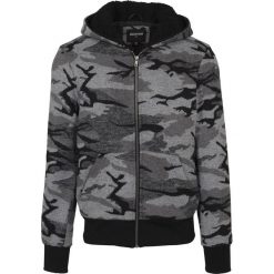 Urban Classics Camo Zip Jacket Bluza z kapturem rozpinana kamuflaż (Dark Camo). Zielone bluzy męskie rozpinane marki Urban Classics, xl, z kapturem. Za 199,90 zł.