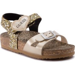 Sandały GUESS - Nitestar FI6NIT ELE03 BEIG. Żółte sandały dziewczęce Guess, ze skóry ekologicznej, bez zapięcia. Za 259,00 zł.