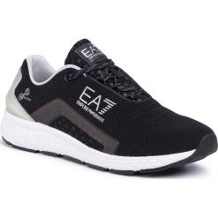 Sneakersy EA7 EMPORIO ARMANI - X8X053 XK044 N629 Black/Silver. Czarne półbuty damskie EA7 Emporio Armani, z tworzywa sztucznego. Za 739,00 zł.