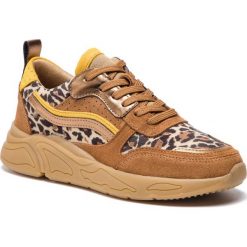 Sneakersy Eva Minge EM-18-06-000074. Pomarańczowe półbuty damskie Eva Minge, bez wzorów, bez obcasa, bez zapięcia. Za 419,00 zł.