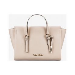 Calvin Klein Avant Small Torebka Beżowy. Brązowe torebki klasyczne damskie Calvin Klein, w paski, z materiału, bez dodatków. Za 688,95 zł.