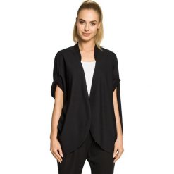 ELIZABETH Kardigan ze ściągaczem - czarny. Czarne żakiety damskie Moe, s, bez wzorów. Za 59,95 zł.