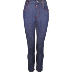 Dsquared2 Jeansy "Twiggy Jean". Czerwone jeansy damskie Dsquared2, bez wzorów, z jeansu, z podwyższonym stanem. Za 899,00 zł.
