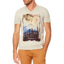 T-shirty męskie: T-shirt w kolorze beżowym