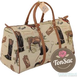 Torba podróżna/sportowa - Ton Sac 'Passion'. Brązowe torby podróżne marki Pakamera, sportowe, na ramię. Za 169,00 zł.
