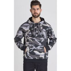 BLUZA Armani Exchange. Szare bluzy męskie Armani Exchange, s, z nadrukiem, z elastanu, z kapturem, bez rękawów, z kapturem. Za 391,30 zł.