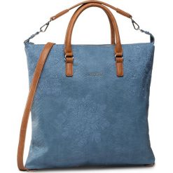 Torebka DESIGUAL - 20SAXPDT 5052. Niebieskie torebki klasyczne damskie Desigual, bez wzorów, ze skóry ekologicznej, klasyczne, bez dodatków. Za 349,00 zł.