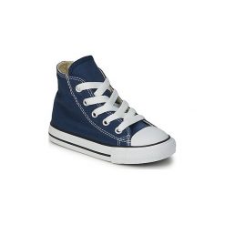 Buty Dziecko Converse CHUCK TAYLOR ALL STAR CORE HI. Niebieskie trampki dziewczęce Converse, bez wzorów, retro, bez zapięcia. Za 169,20 zł.