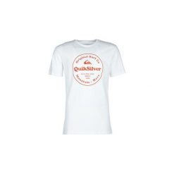 T-shirty z krótkim rękawem Quiksilver SCRTINGREDIEN. Białe t-shirty męskie marki Quiksilver, s, bez wzorów, bez kołnierzyka, krótkie. Za 89,00 zł.