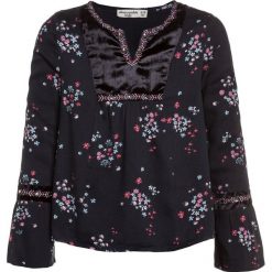 Abercrombie & Fitch EMBROIDERED SHINE Bluzka navy. Niebieskie bluzki dziewczęce marki Abercrombie & Fitch, z bawełny. Za 179,00 zł.