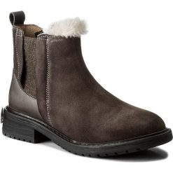 Sztyblety EMU AUSTRALIA - Pioneer Teens T11292 Charcoal/Anthracite. Szare buty zimowe damskie marki EMU Australia, z gumy. W wyprzedaży za 239,00 zł.