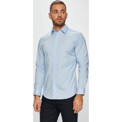 Jack & Jones - Koszula. Szare koszule męskie na spinki Jack & Jones, l, z bawełny, z klasycznym kołnierzykiem, z długim rękawem. W wyprzedaży za 89,90 zł.