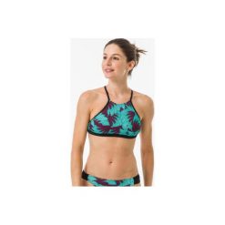 Góra kostiumu kąpielowego ANDREA KOGA MALDIVES damska. Niebieskie t-shirty damskie OLAIAN, bez wzorów, z elastanu, sportowe, bez kołnierzyka. Za 59,99 zł.