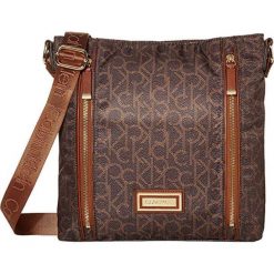 Calvin Klein Damska torebka crossbody CK New Belfast Messenger Brown. Brązowe torebki klasyczne damskie Calvin Klein, bez wzorów, bez dodatków. W wyprzedaży za 487,00 zł.