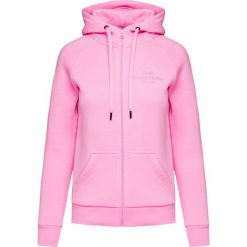 Bluza PEAK PERFORMANCE ORIGINAL ZIP HOODIE. Różowe bluzy damskie Peak Performance, z haftami, z bawełny, bez rękawów, bez kaptura. Za 500,00 zł.