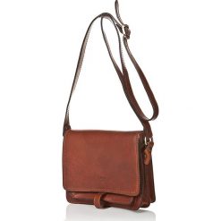 Torebki klasyczne damskie: Skórzana torebka w kolorze brązowym – 18,5 x 22,5 x 10 cm