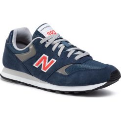 Sneakersy NEW BALANCE - ML393SS1 Granatowy. Niebieskie sneakersy męskie New Balance, bez zapięcia. Za 299,00 zł.