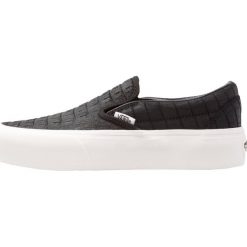 Creepersy damskie: Vans CLASSIC SLIPON PLATFORM Półbuty wsuwane black/blanc de blanc