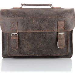 Torba skórzana męska j.brązowa PAOLO PERUZZI Adventure 901-PP - j.brązowy. Pomarańczowe torby męskie skórzane Paolo Peruzzi, w paski, ze skóry. Za 329,99 zł.