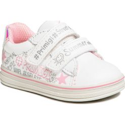 Sneakersy PRIMIGI - 5358700 M Bianco. Białe trampki chłopięce Primigi, bez wzorów, ze skóry ekologicznej, na rzepy. Za 219,00 zł.